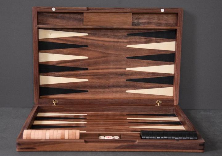 Produktbild Ulbrich Design Backgammonkoffer Nussbaum