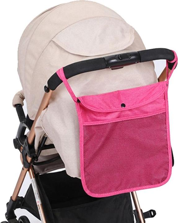 Produktbild König Design Universal Kinderwagen Einkaufsnetz Organizer Baby Tasche Buggy Kinderwagennetz