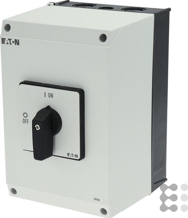 Actual product image Eaton 3 pole IP65 on/off switch w/hard,63A Ie