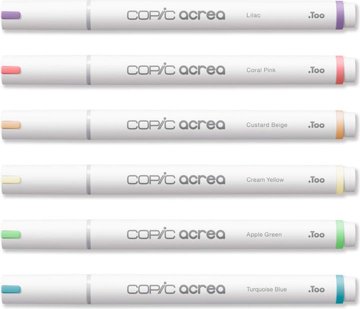 Produktbild Copic Marker acrea Set Light (Multicolor, 0.80 mm, 6 x)