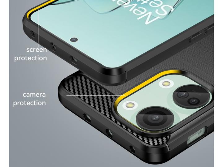 Produktbild Screenguard OnePlus Nord 3 Hülle Carbon Brushed Soft TPU (OnePlus Nord 3)