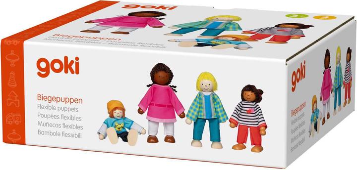 Produktbild Goki Biegepuppen Interkulturelle Familie
