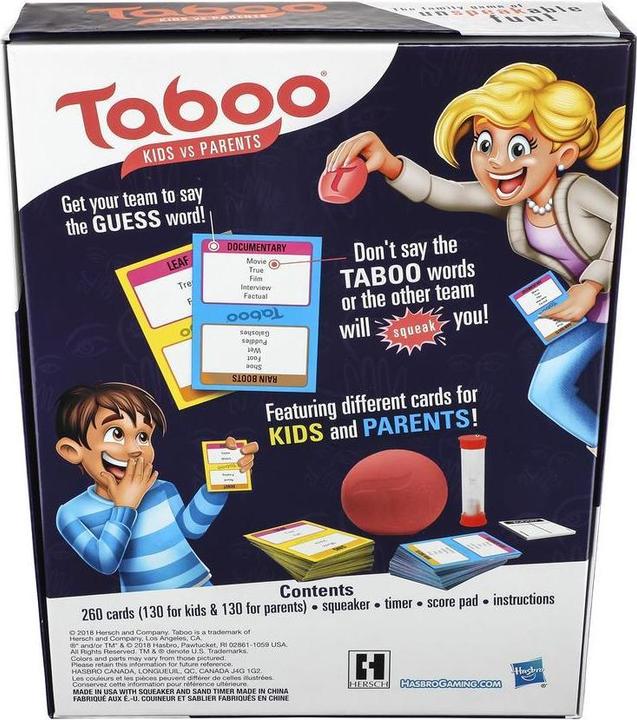 Immagine prodotto Hasbro Gaming Edizione Taboo Family (Tedesco)