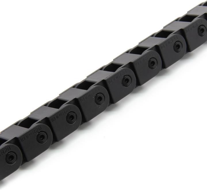 Produktbild Purecrea 10x10mm Nylon Kabelschlepp 1m