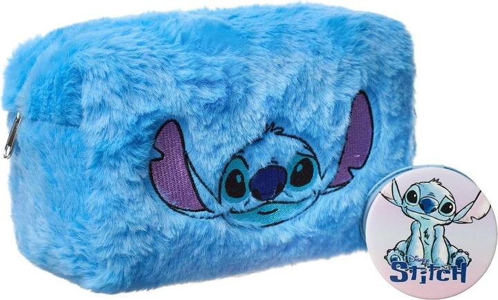 Actual product image Lilo & Stitch Character Face Make-up Bag & Mirror