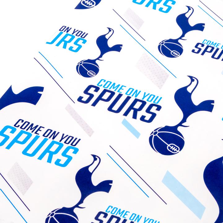 Actual product image Tottenham Hotspur FC Text Gift Wrap Sheets (Pack of 2) (Wrapping paper, 2 x)