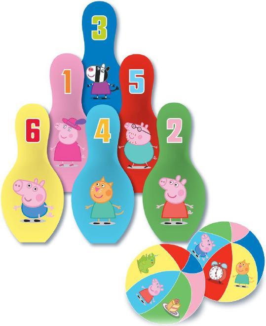Productafbeelding Barbo Toys Peppa Pig Zachte Bowling Set