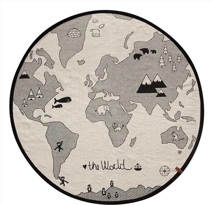 Image du produit Oyoy Le monde (135 x 135 cm)
