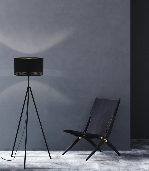 Actual product image EGLO Floor lamp ESTEPERRA 1x E27, Black/Gold (E27)