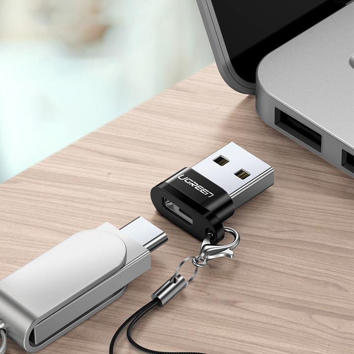 Productafbeelding Ugreen USB-C naar USB-A 2.0 bluetooth adapter (zwart) (USB 2.0, USB 3.1)
