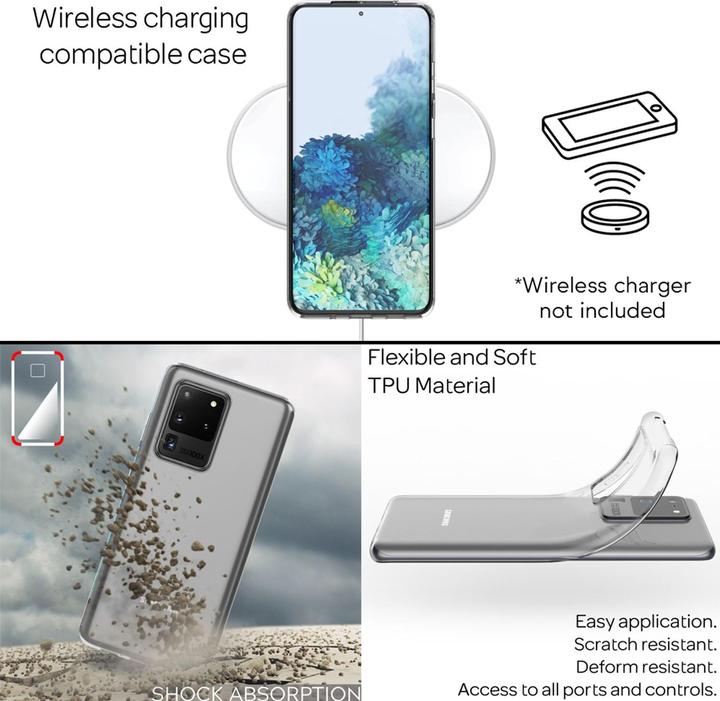 Immagine prodotto Nalia Copertura del telefono cellulare (Samsung Galaxy S20 Ultra)