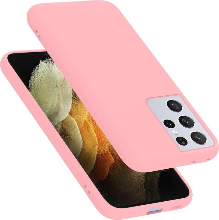 Actual product image Cadorabo TPU Liquid Silicone Case Cover (Samsung Galaxy S21 Ultra)