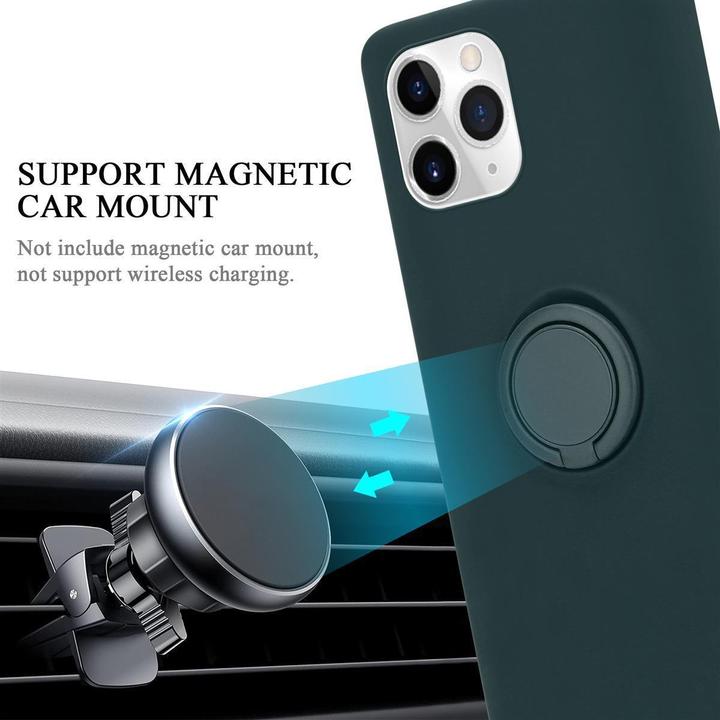 Image du produit Cadorabo TPU Liquid Ring Silicone Case Cover (Apple iPhone 11 Pro Max)