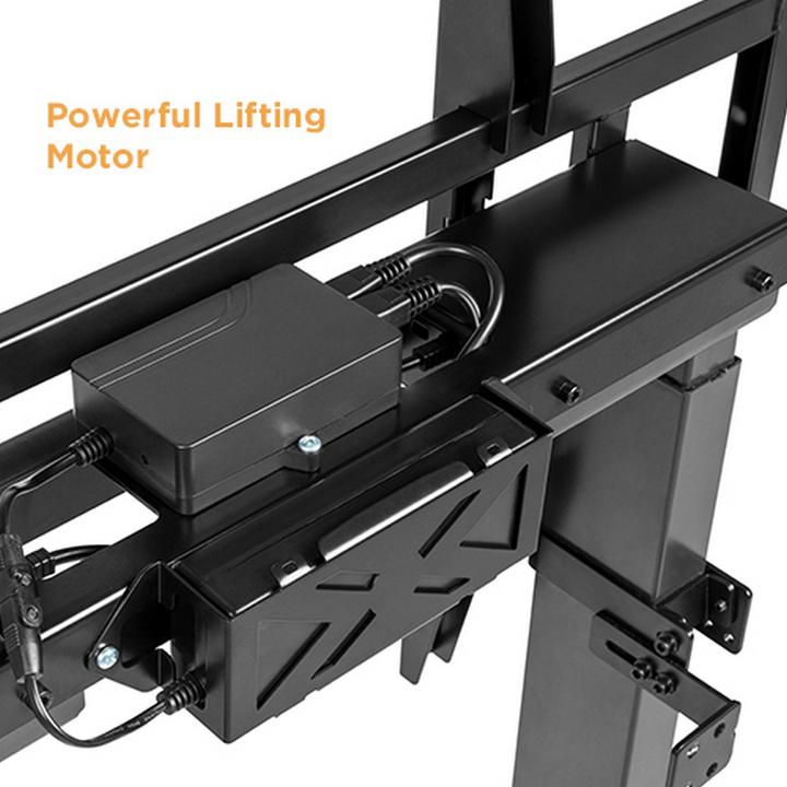 Image du produit equip Support au sol 55-100"/ 1TFT 120kg 1 étagère noir (100", 120 kg)