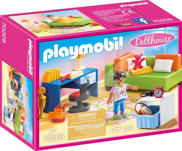 Playmobil Chambre de jeunes (70209, Maison de poupée Playmobil)