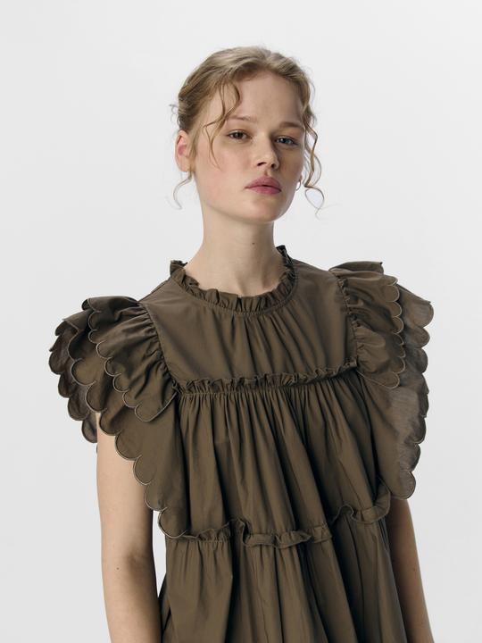 Produktbild Object Gerüschtes Minikleid (36)