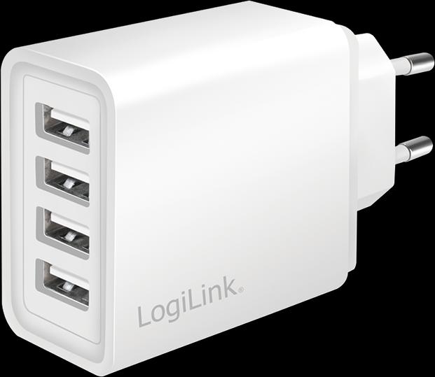 Produktbild LogiLink USB Steckdosenadapter (24 W)