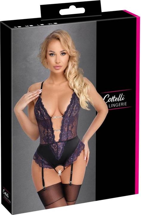 Actual product image Cottelli Collection Body black/purple M (M)