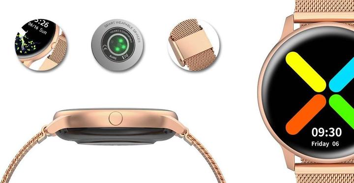 Actual product image Gino Rossi Smartwatch SW015-4 Różowe złoto (SW015-4) (45 mm)