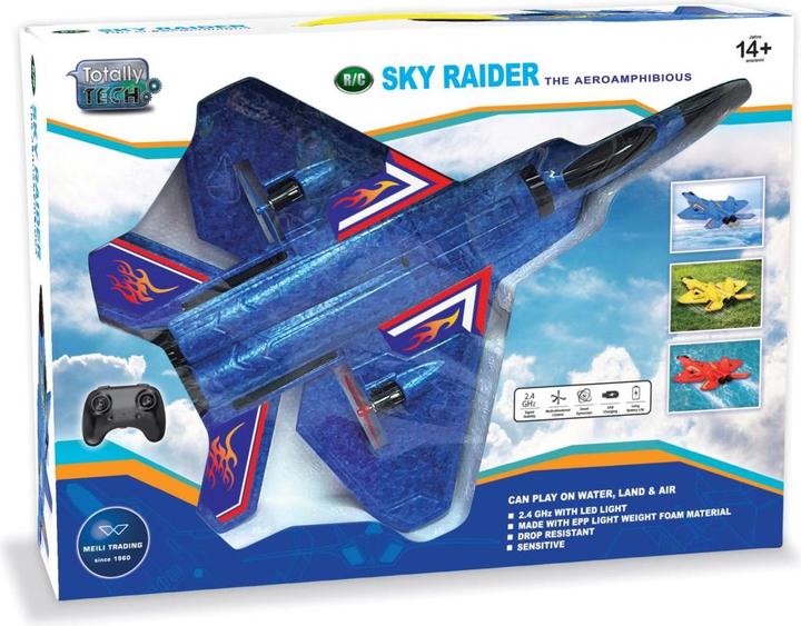 Image du produit Totally Tech Sky Raider avion 2.4 Ghz bleu (Avion à réaction)