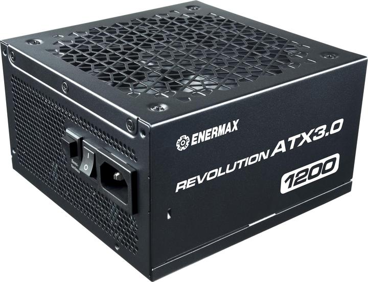 Actual product image Enermax REVOLUTION ATX3.0 Enthusiast Gaming Streaming ATX PSU 1000W 80Plus Gold PCIe 5.0 Ready Full- (1200 W)
