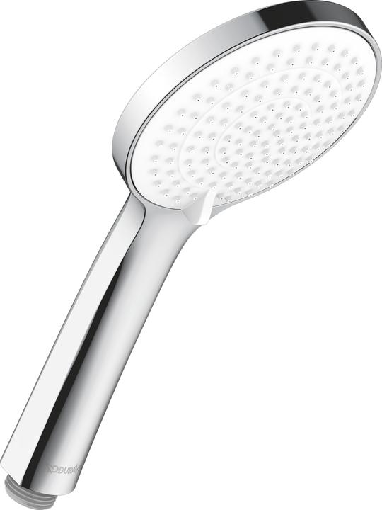 Duravit Douchette à main 110, 3 jet chrome / blanc (3 Types de jets, 14 l/min)