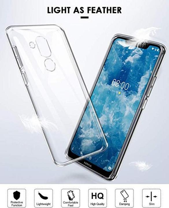 Immagine prodotto Screenguard Nokia 8.1 Custodia flessibile in TPU trasparente (Nokia 8.1)