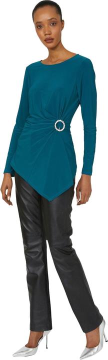 Immagine prodotto Principles Donna/Ladies Top con orlo asimmetrico con diamanti (38)