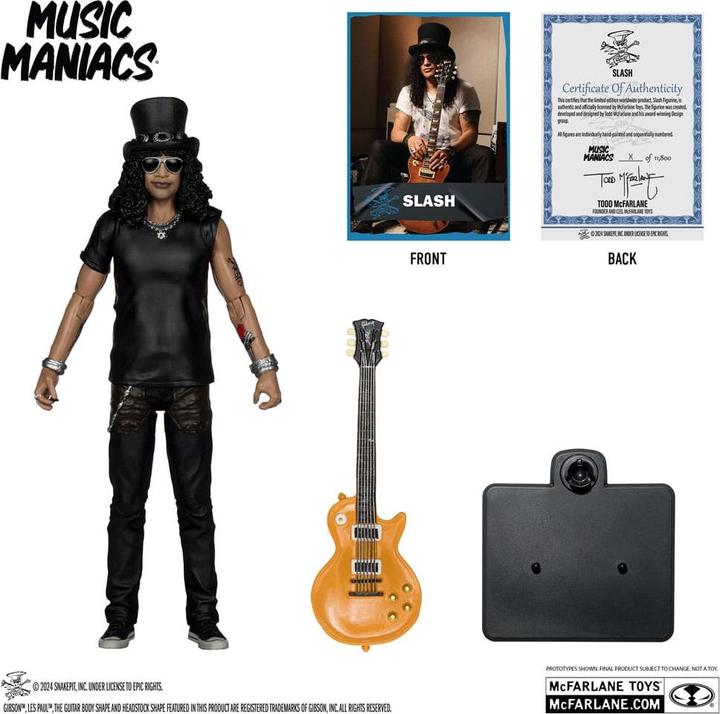 Image du produit McFarlane Music Maniacs Rock figurine Slash 15 cm