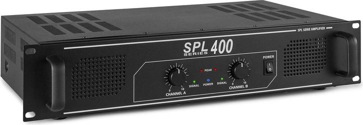 Actual product image Skytec Power Amplifier SPL 400 Black (Final stage)