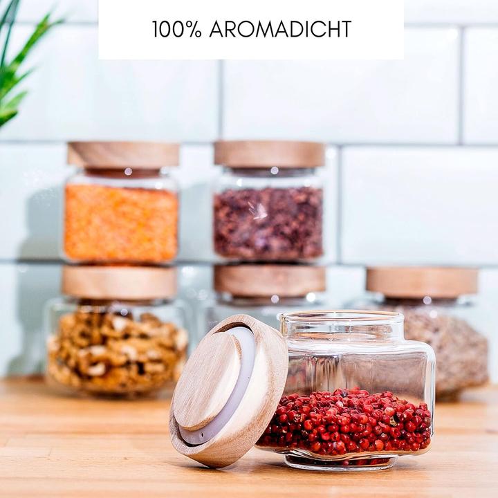 Image du produit Econovo Set de pots à épices (0.22 l)