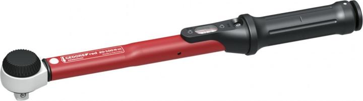 Actual product image Gedore Red Torque spanner Working/measuring range N-m (min/max) 20-100 N-m (1/2", 20 Nm, 100 Nm)