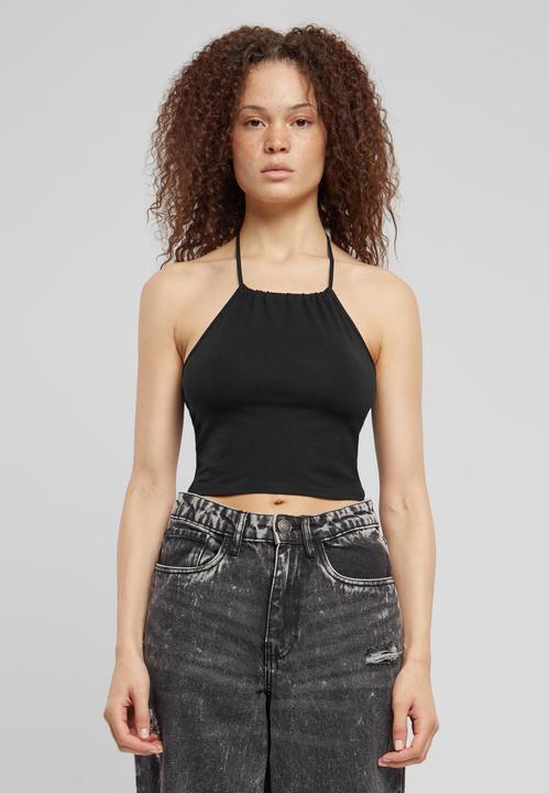 Produktbild Urban Classics Ladies Cropped Neckholder Top 2-Pack (XXL)