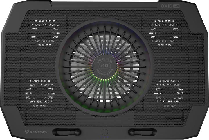 Produktbild Genesis Laptop Cooling Pad OXID 850 Black, 270 x 400 x 35 mm