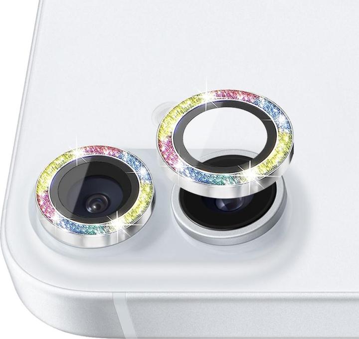 Image du produit Ueli Express Kamera Panzerglas Linsenschutz Glitzer (2 pièce(s), Apple iPhone 16 Plus, Apple iPhone 16)