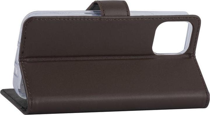 Produktbild Ambiance1 Handyhülle iPhone 12 Mini - Book-Case Kunstleder Braun (Apple iPhone 12 mini)