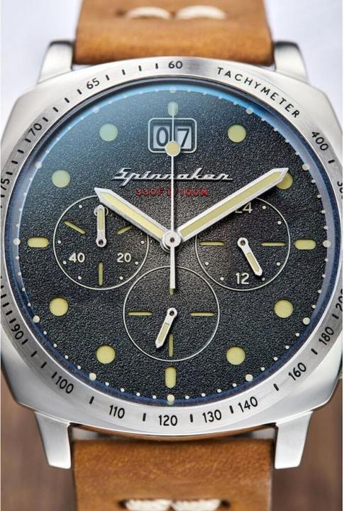 Image du produit Spinnaker SP-5068-01 Hull Chronographe 42mm 10ATM (Montre de sport, 42 mm)