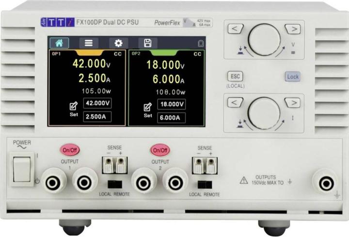Aim TTi FX100DP Labornetzgerät, einstellbar 0 - 42 V 1 mA - 6 A 210 W fernsteu
