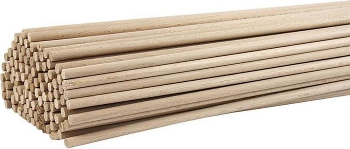 Creativ Company Articles en bois Baguettes 60 cm, 10 pièces