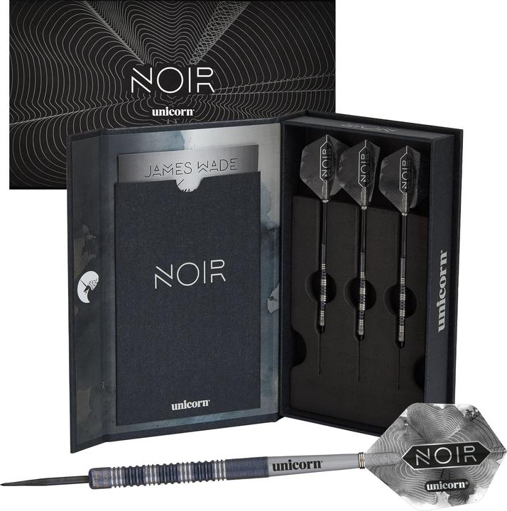 Produktbild Unicorn NOIR James Wade Steel Dart Presentation Box 1 Satz (20 g)