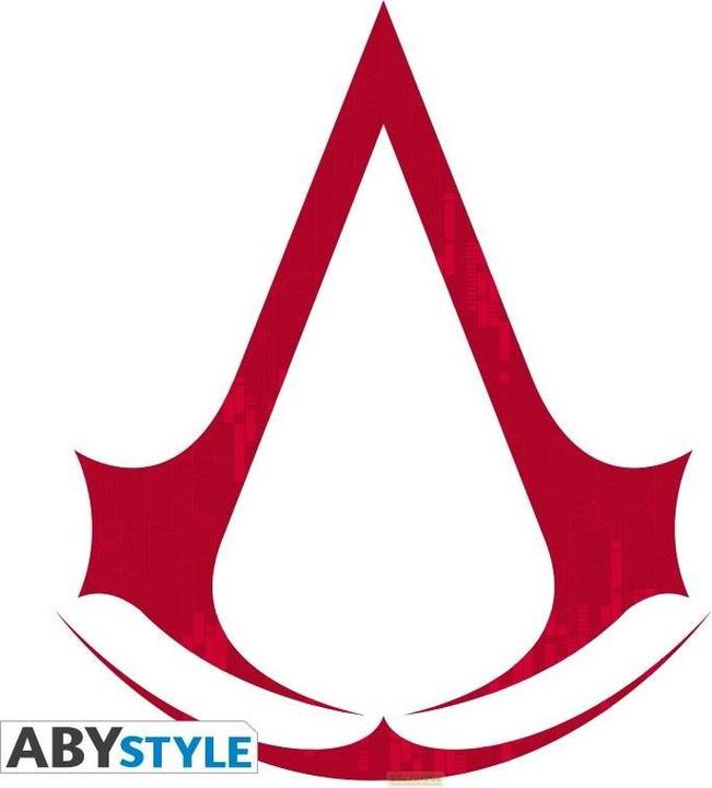 Actual product image ABYstyle Assassin's Creed T-Shirt White/Black Premium - Crest L (L)