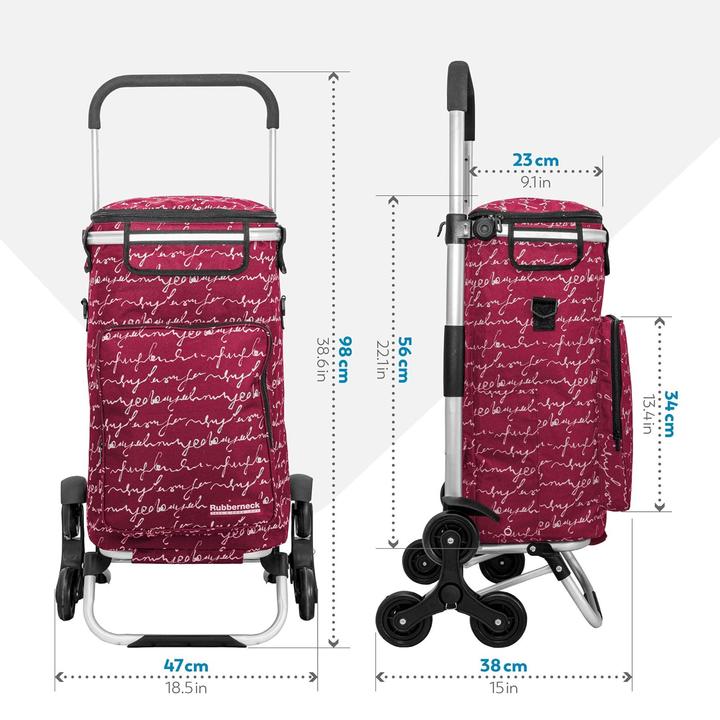 Produktbild Rubberneck Klappbarer Einkaufstrolley