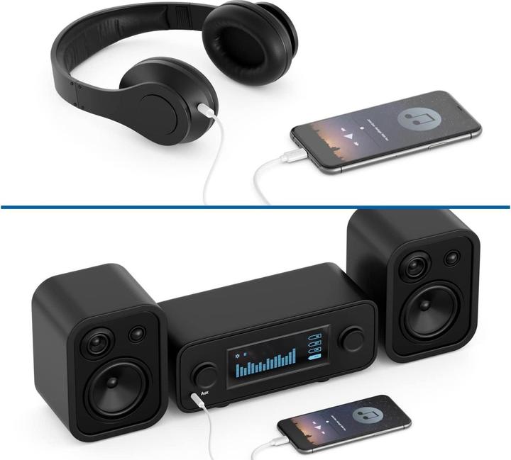 Image du produit deleyCON Câble audio Apple Lightning - jack 3,5 mm 1 m (1 m)