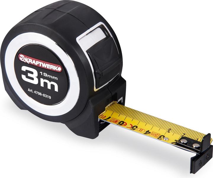 Actual product image Kraftwerk Prof. tape ruler 8 m x 27 mm (mm)