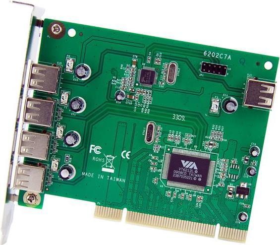 Image du produit StarTech 7 Port PCI USB 2.0 Adapter Card