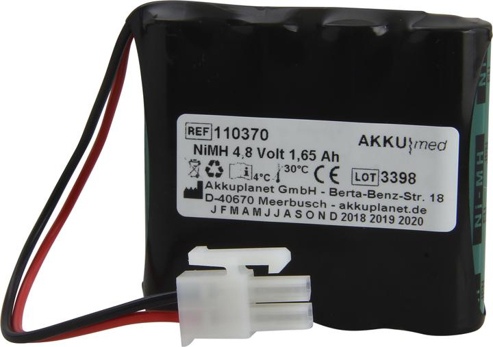 AccuCell NiMH Akku passend für Omron Healthcare HEM-907 Blutdruckmessgerät - 48H907N