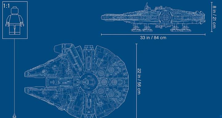 Actual product image LEGO Millennium Falcon (75192, LEGO Star Wars, LEGO Rare Sets)