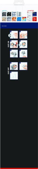 Actual product image tesa HUKK bath towel rail with two arms incl. adhesive solution without drilling