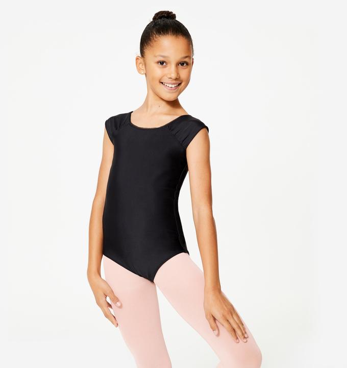 Image du produit Starever Justaucorps danse classique noir manches courtes fille