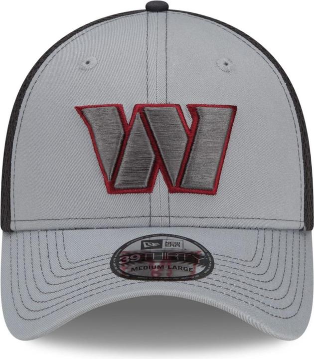 Actual product image New Era 39Thirty Stretch Mesh Cap - Washington Commanders (XL)